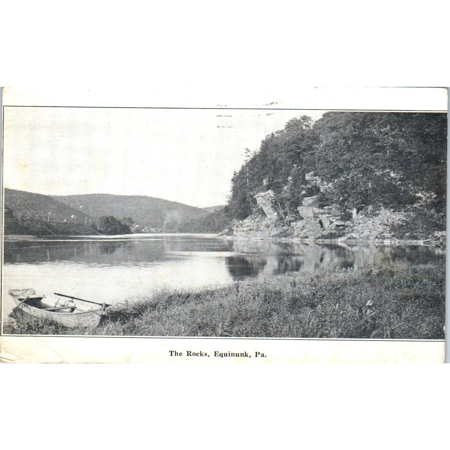 The Rocks, Equinunk PA c1910 - Original Postcard TJ9-P1