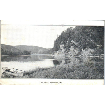 The Rocks, Equinunk PA c1910 - Original Postcard TJ9-P1