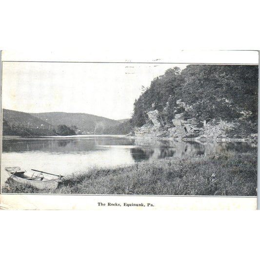 The Rocks, Equinunk PA c1910 - Original Postcard TJ9-P1