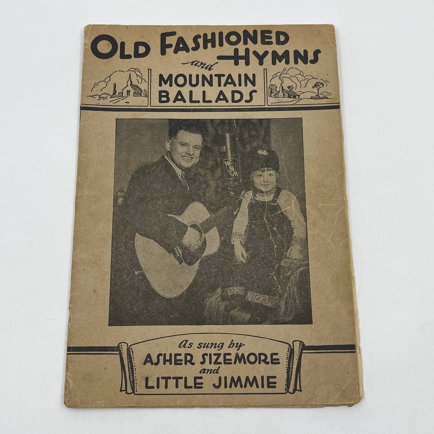 1933 OLD FASHIONED HYMNS & MOUNTAIN BALLADS Asher Sizemore & Little Jimmie TG4-2