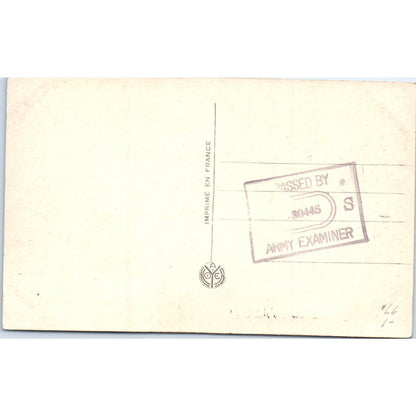 Une Pensee de Louvain A. Noyer French Original Postcard TK1-P12