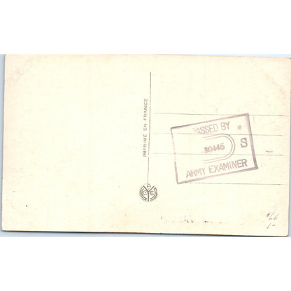 Une Pensee de Louvain A. Noyer French Original Postcard P2-7