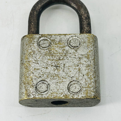 Vintage Yale Advertising Pyrofax Gas Service Mini Lock Padlock With Key SA8