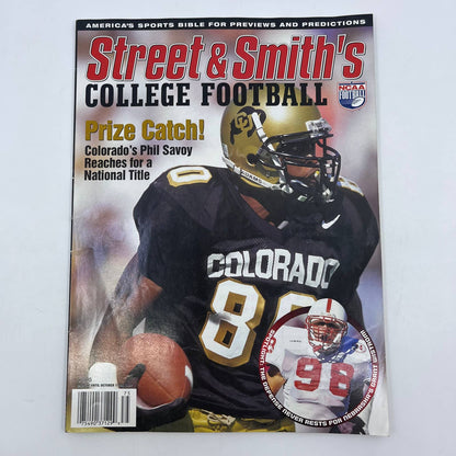 1997 Street & Smith’s College Football Yearbook Magazine Phil Savoy TH3