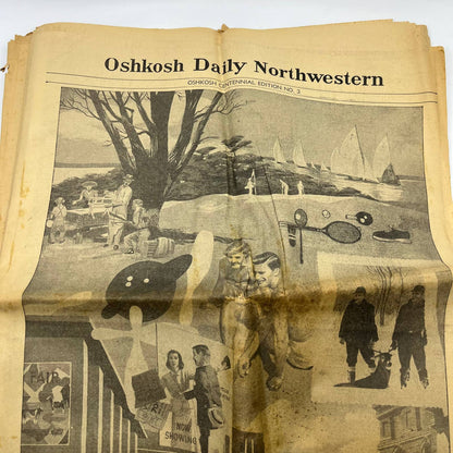 1953 June 19 OSHKOSH DAILY NORTHWESTERN Newspaper Centennial Edition No. 3 TI6-3