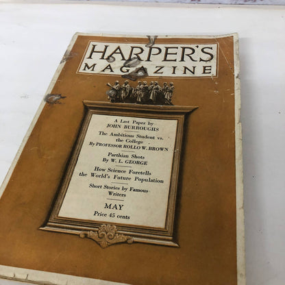 Harper's Monthly Magazine May 1921 John Burroughs WL George Many Ads