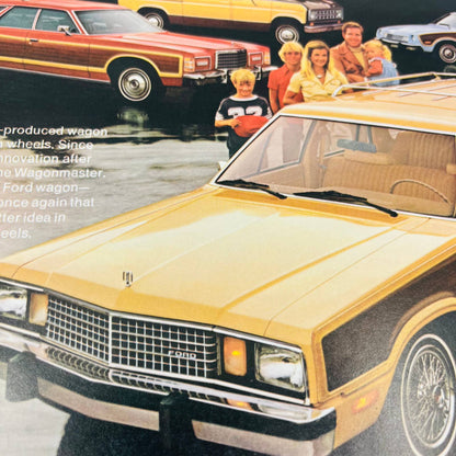 1978 Ford Wagon Pinto Squire LTD Dealer Sales Brochure Full Color Pictures BA3