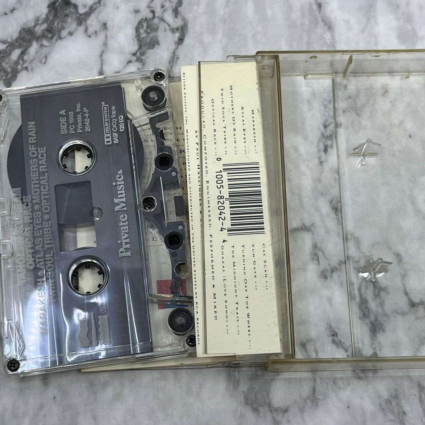 Tangerine Dream ‎– Optical Race - Electronic Ambient Cassette Tape TH5-34