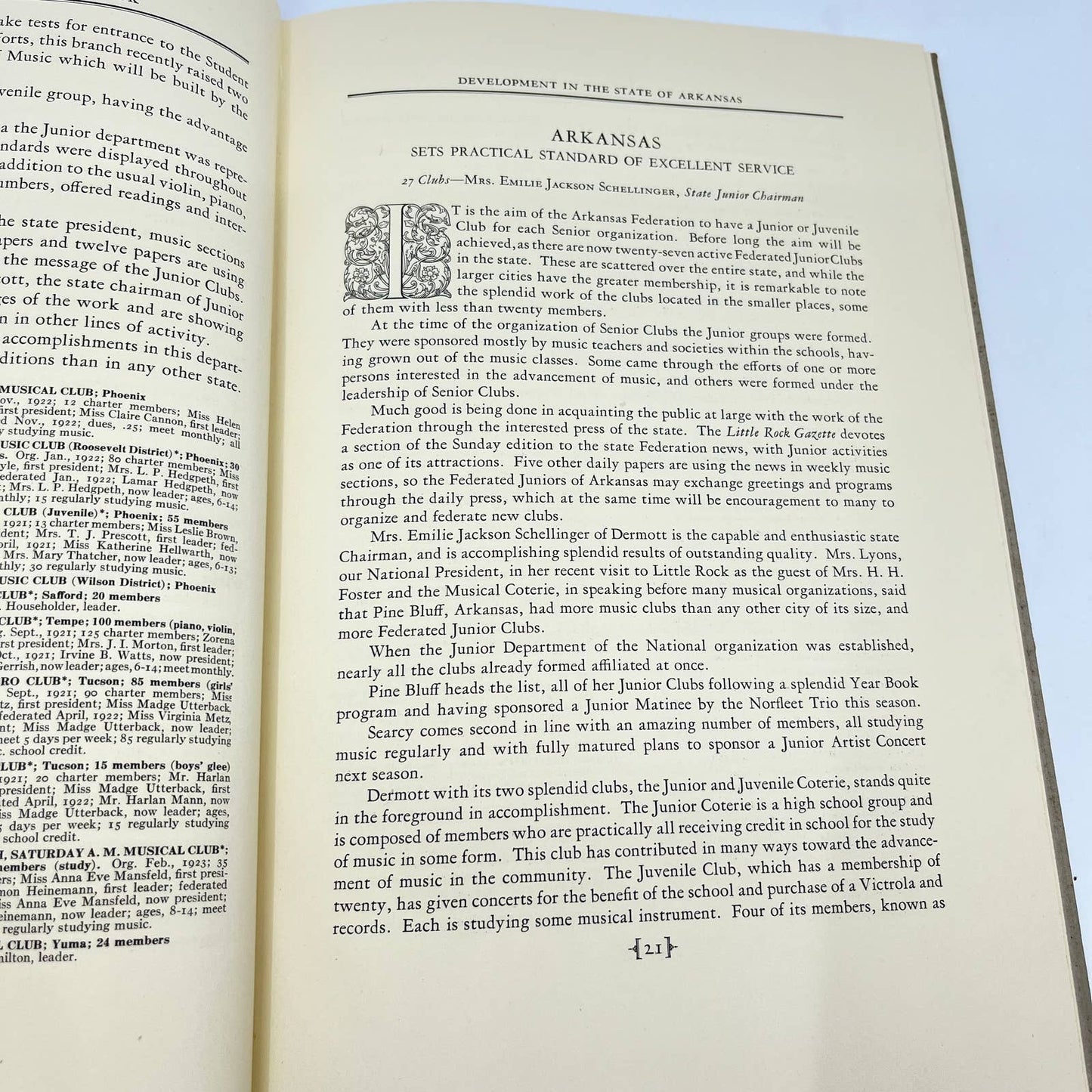 1923 History & Outlook of Junior Dept of National Federation of Music Clubs TC6