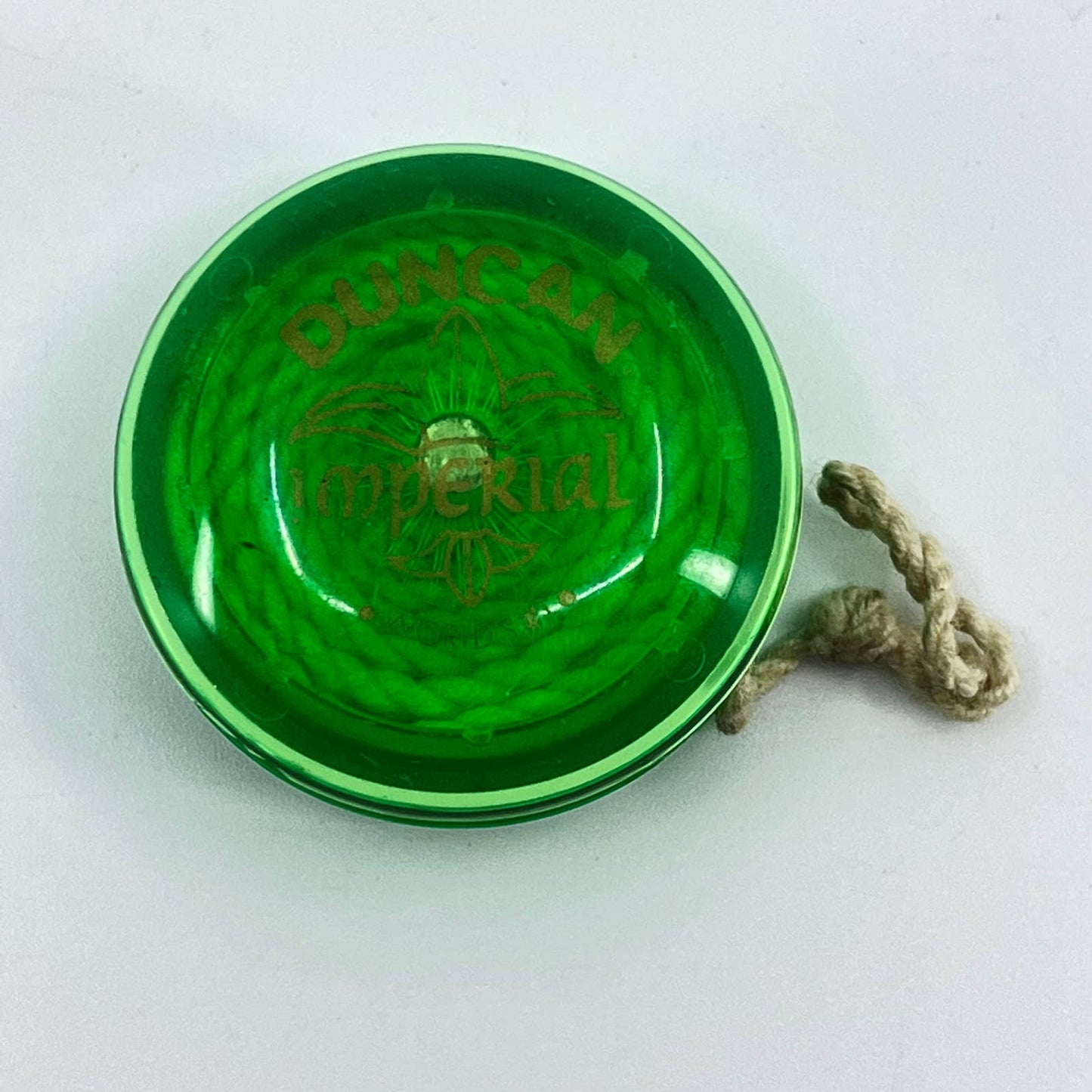 Vintage Duncan Imperial World’s Smallest Yo-Yo Green Transparent TE3