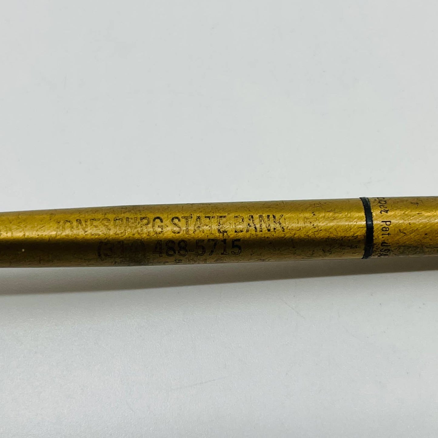 VTG Mechanical Pencil Chromatic Clipper Brass Tone Jonesburg State Bank SB3