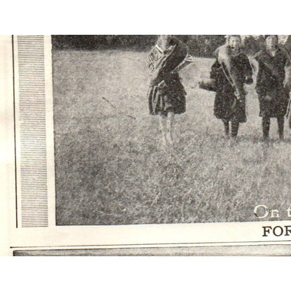 c1920 Harper's Magazine Ad - Camp Teconnet for Girls C.F. Towne China ME EA3-1