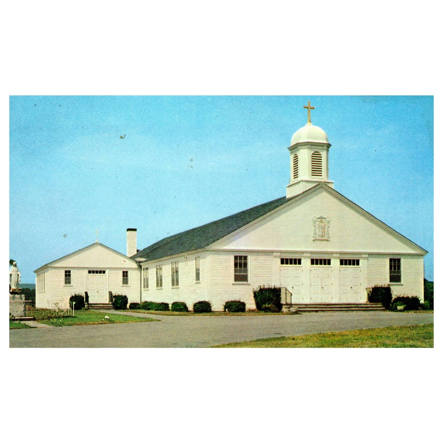 Vintage Postcard - St. Bonaventure's Church Manomet Plymouth Mass TJ7-1