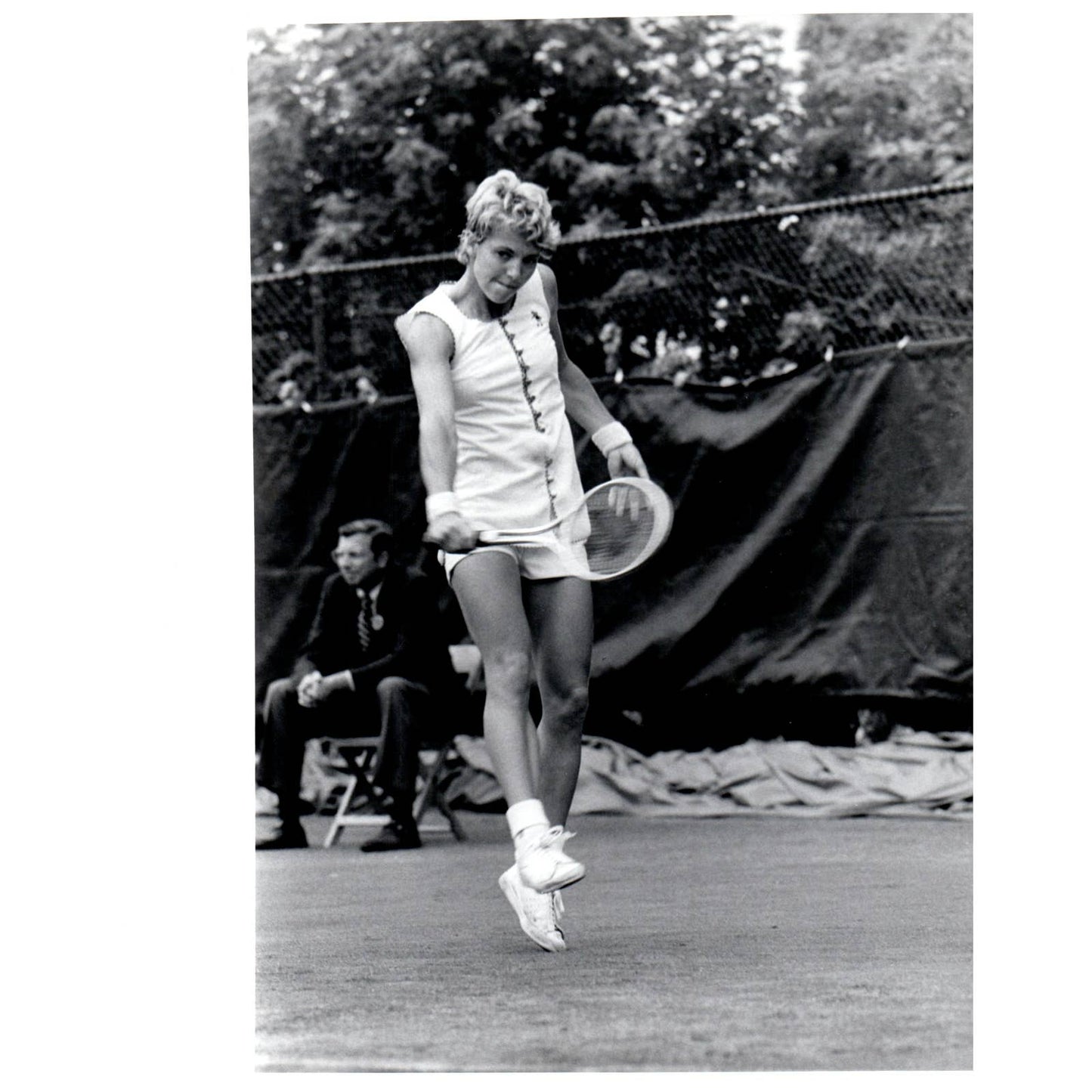 1970s Original Press Photo Women's Tennis Chris Evert ~8x10" AD2