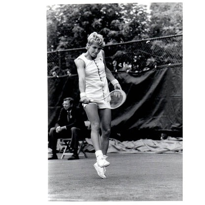 1970s Original Press Photo Women's Tennis Chris Evert ~8x10" AD2