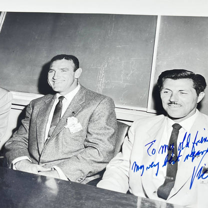 1954 Signed Photo Flight Test Pilot Hughes Aircraft Pilots Aviation 8x10” AB2