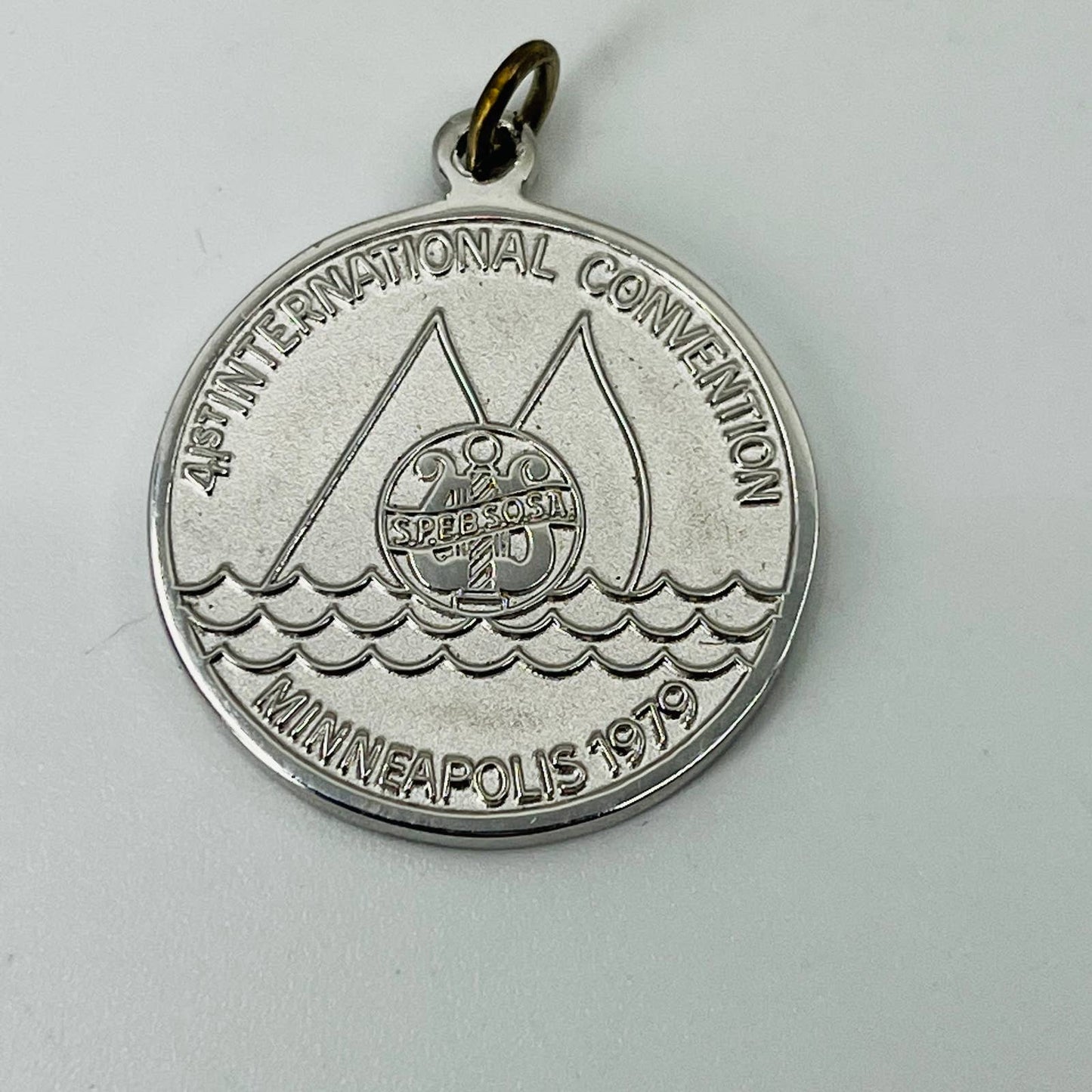 SPEBSQSA The Barbershop Harmony Society 1979 MPLS Convention Charm Pendant SB3