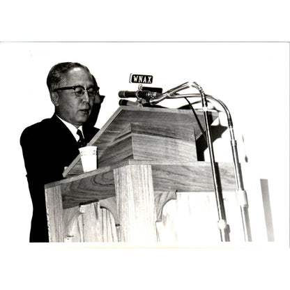 Ryuji Takeuchi Japan Ambassador Yankton College Convocation 1966 Photo B8