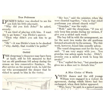 Political Cartoon Comic The Sportsman's Progress - 1921 Original Ad TJ7-S