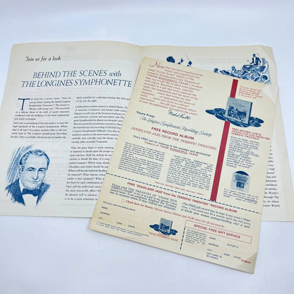 1960s The Longines Symphonette Society Leaflet and Record Set Order Form AB3