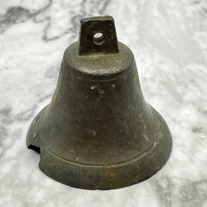 Antique Primitive Metal Bell Chipped No Clapper 2" SA2