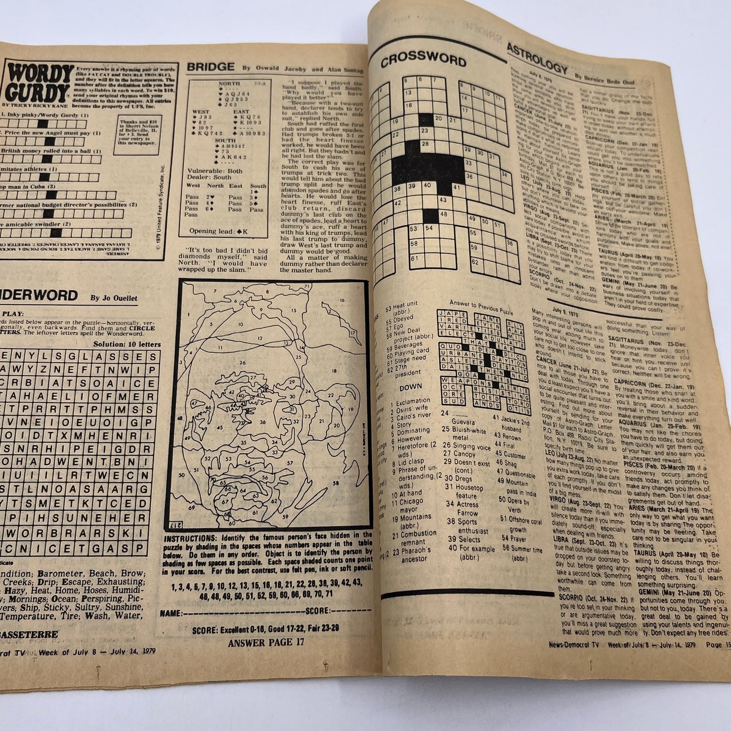 1979 Jul 8 Bellville IL News-Democrat TV Listings Magazine Prime Time Sunday A18