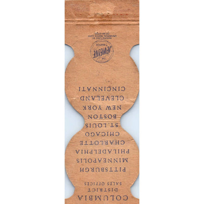 Columbia Chemicals Pittsburgh Plate Glass Company Matchbook Cover SA1-M4