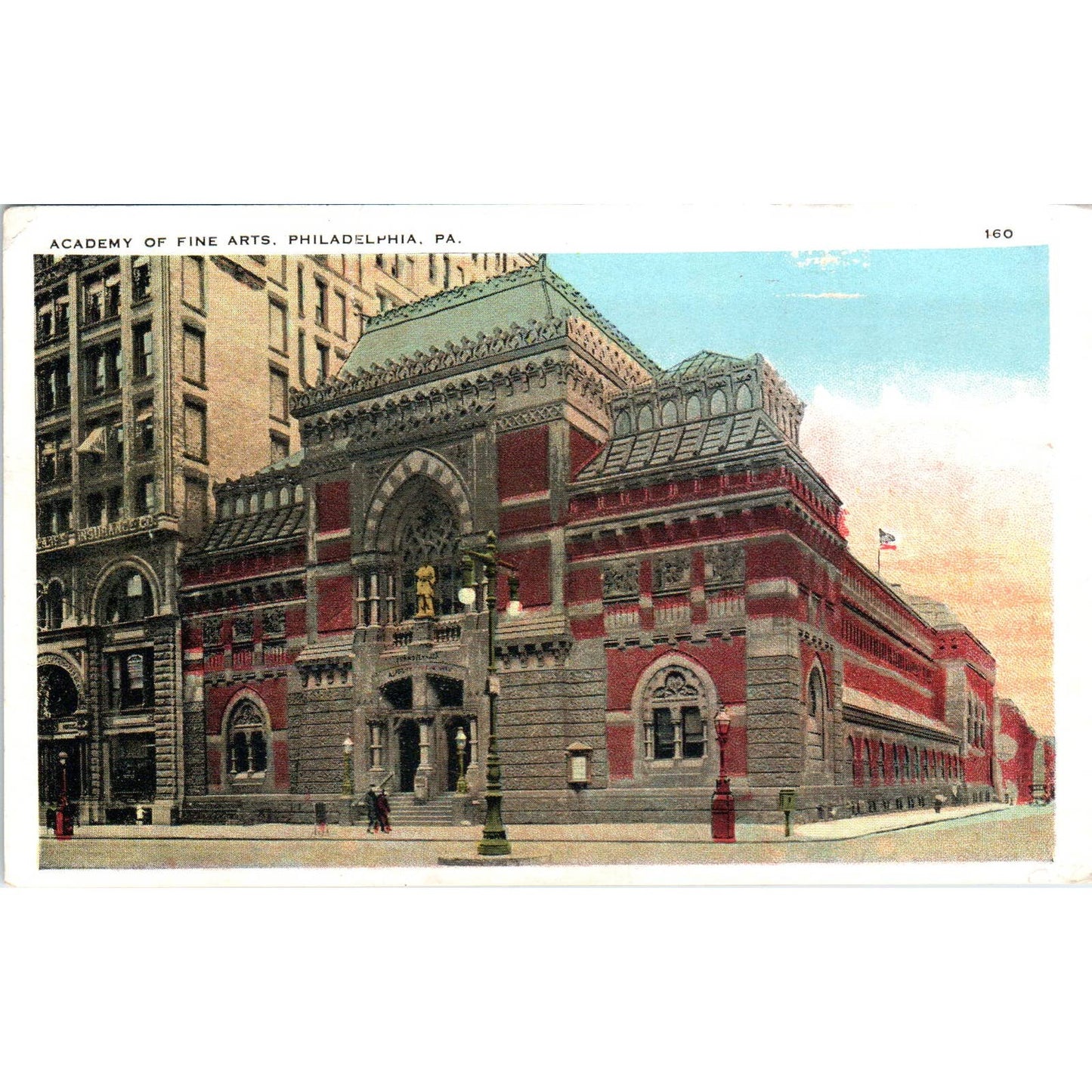 Vintage Postcard Academy of Fine Arts Philadelphia PA TI1-1