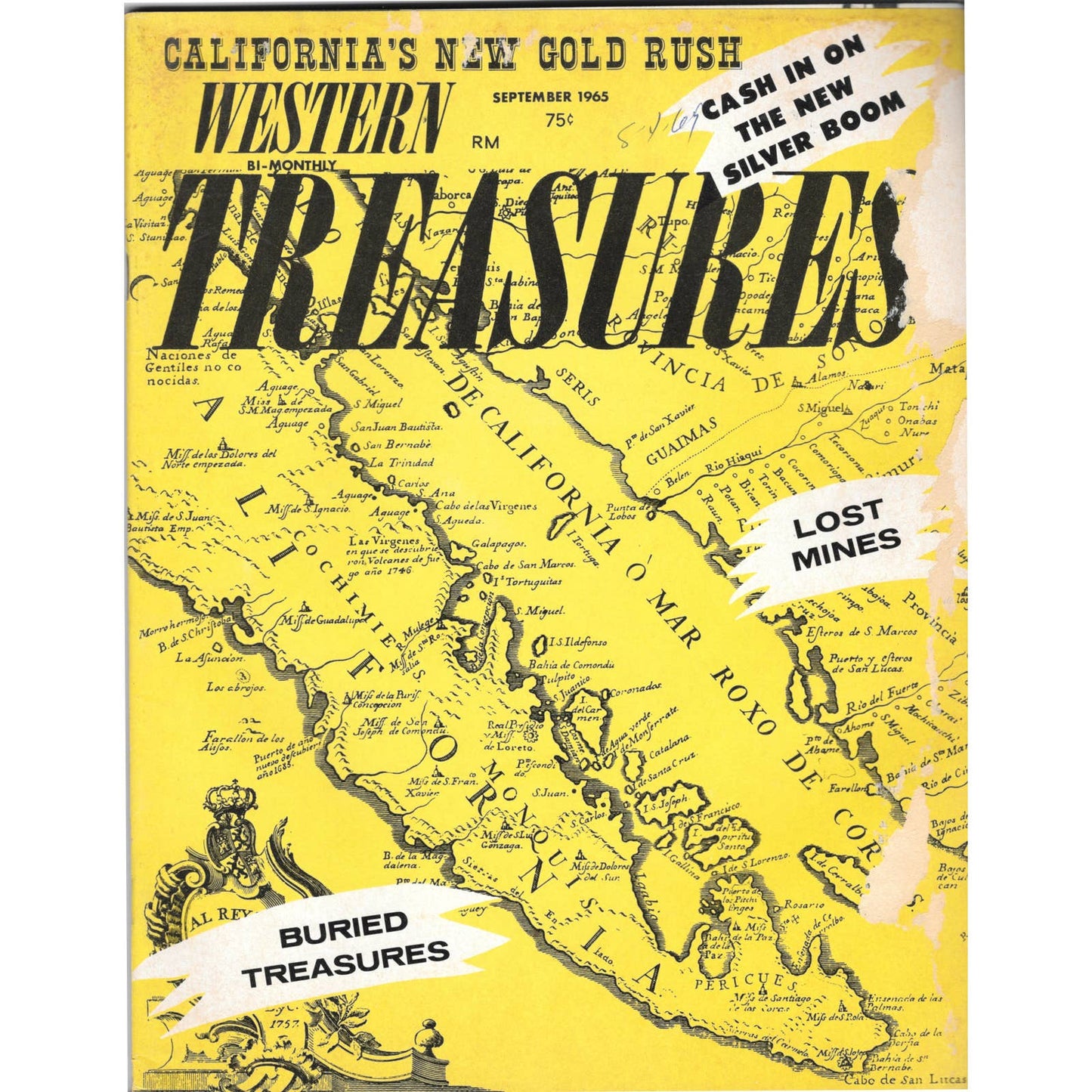 Western Treasures Magazine - Treasure Hunting Gold Metal Detecting Sept 1965 M5