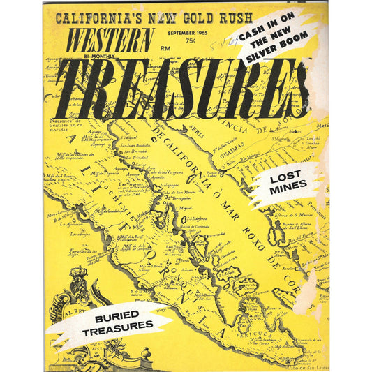 Western Treasures Magazine - Treasure Hunting Gold Metal Detecting Sept 1965 M5