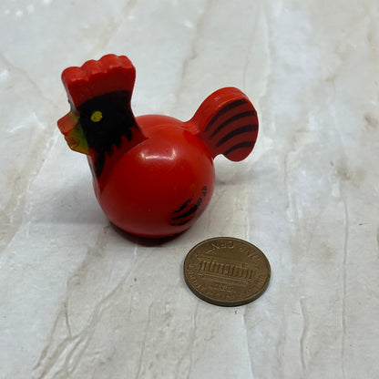 Vintage 1986 Fisher Price Barn Animal Replacement Piece Part Red Chicken TC9-T2