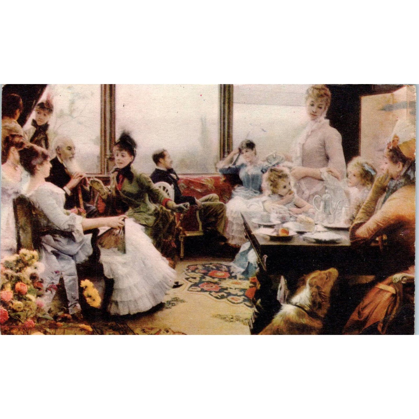 Vintage Postcard Kugler's Chestnut Street Restaurant Interior Philadelphia TI1-1