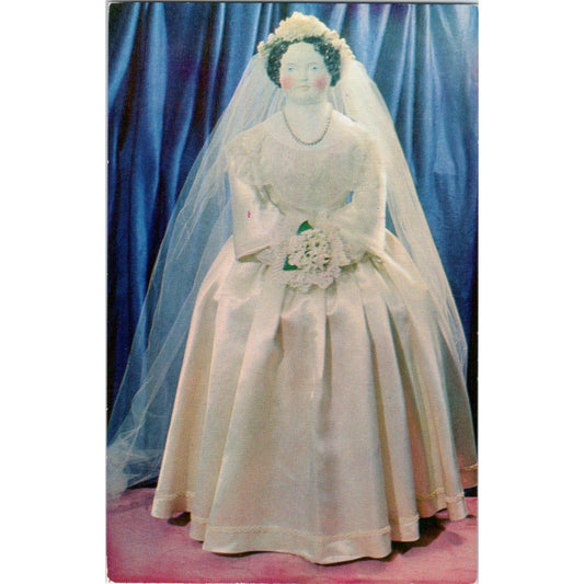 Black Hills Collection Largest China Doll Mrs. Tom Thumb Original Postcard PB8