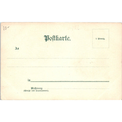 Johann Wolfgang Von Goethe - Original Postcard P3-4