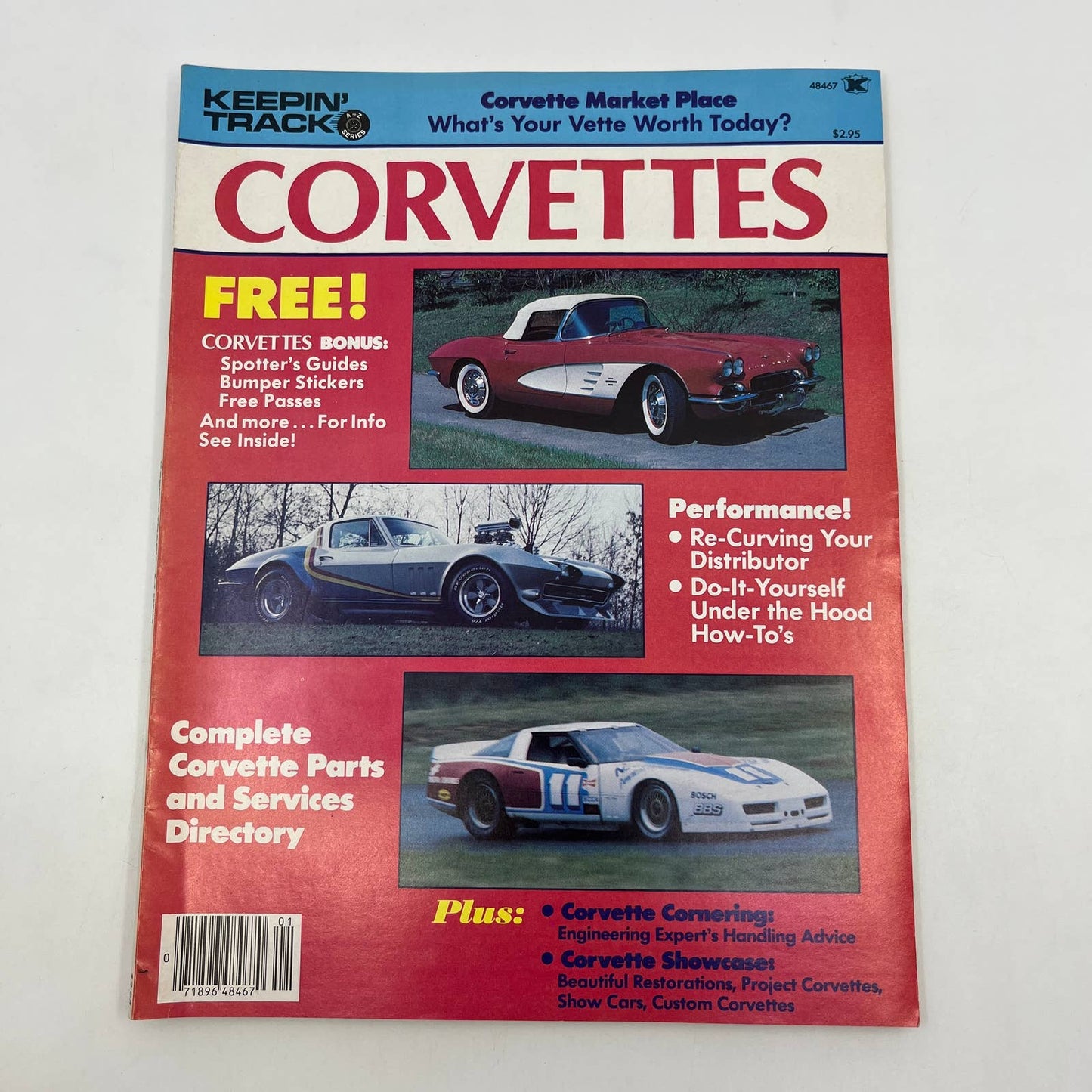1983 Corvettes Keepin' Track Magazine 1st Issue Re-Curving Distributor TG1