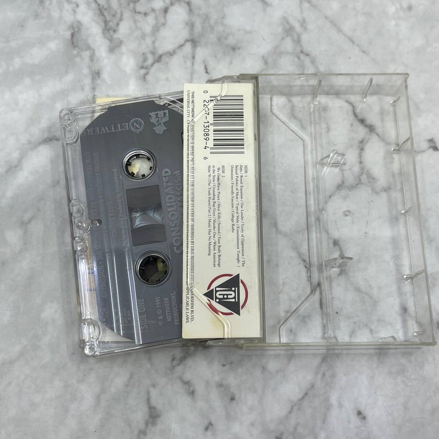 Consolidated Friendly Fascism Cassette Tape Nettwerk TB7-17