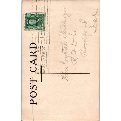 1907 Lawyer Tombstone Humor Cartoon Original Postcard TK1-21