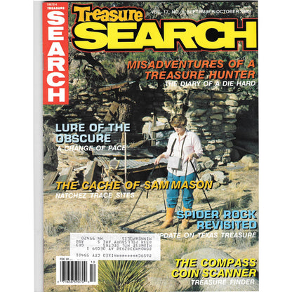 Treasure Search Magazine 1989 Sept/Oct Metal Detecting Gold Diamonds M2