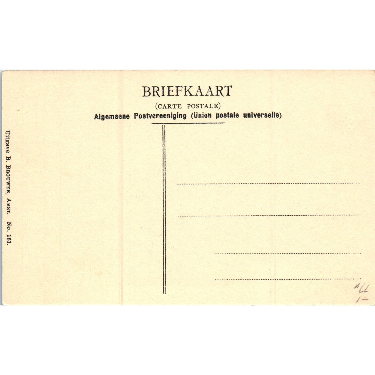 Amsterdam Centraal Station en Station N.H. Tram Original Postcard TK1-P19