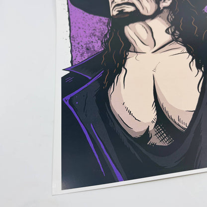 Undertaker WWE Christopher Ott Limited Edition Poster 11x17 FL2