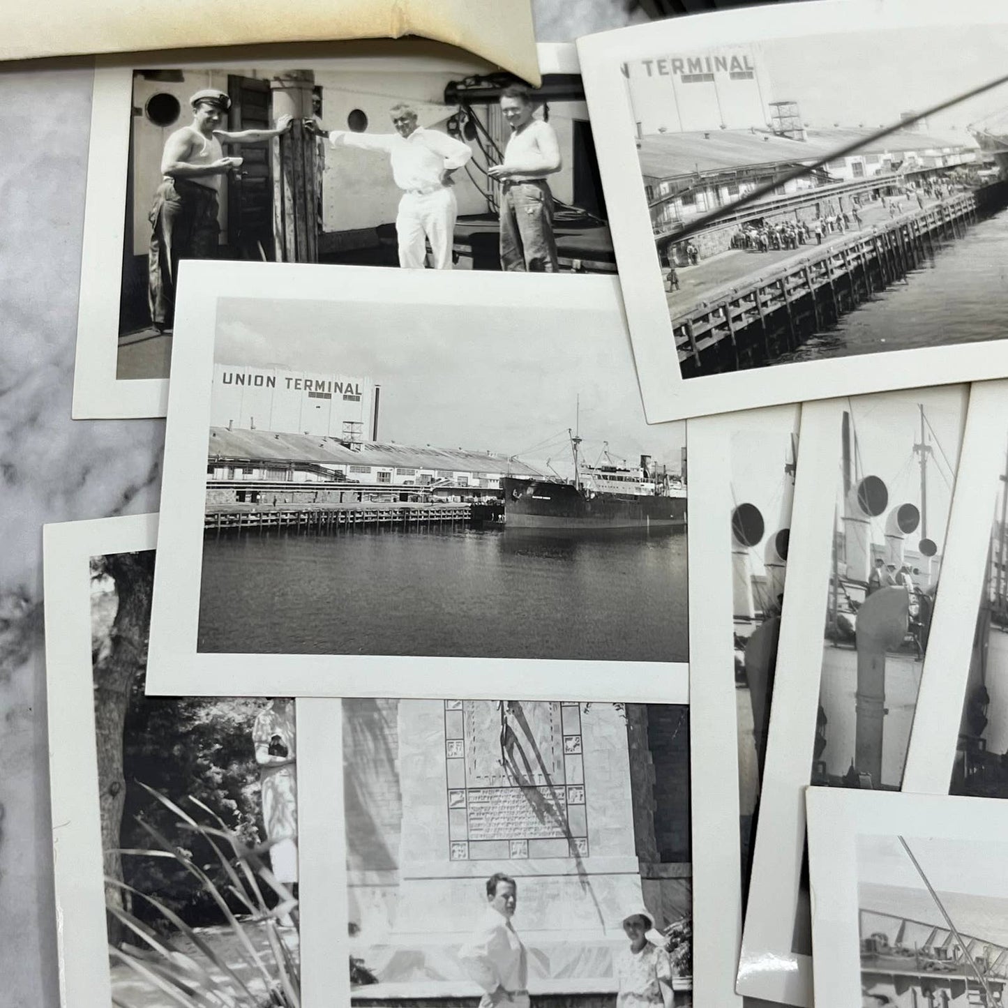 1937 Collection of Photos & Negatives Freighter Cruise Brooklyn to Tampa TJ9-PG5