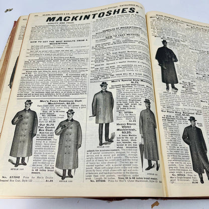Antique 1902-1903 Sears Roebuck & Co. Catalog #112 Hardcover Complete BA3