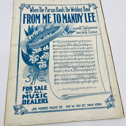 1916 Sheet Music In the Sweet Long Ago Bobby Heath Arthur Lange M1