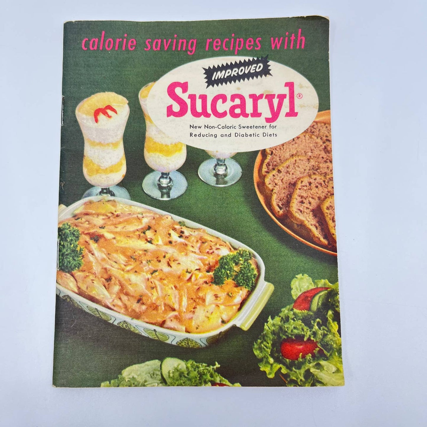 1955 Calorie Saving Recipes with Improved Sucaryl Sugar Substitute Cook Book SC9