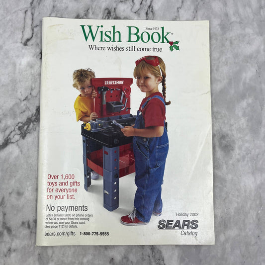 2002 Sears Christmas Wish Book Catalog Kids Toys S4