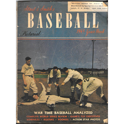 Street & Smith's BASEBALL Pictorial 1945 Year Book Magazine TJ8-1