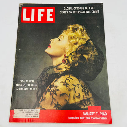 Life Magazine January 11 1960 Actress Dina Merrill Goya Portrait Pose TA8