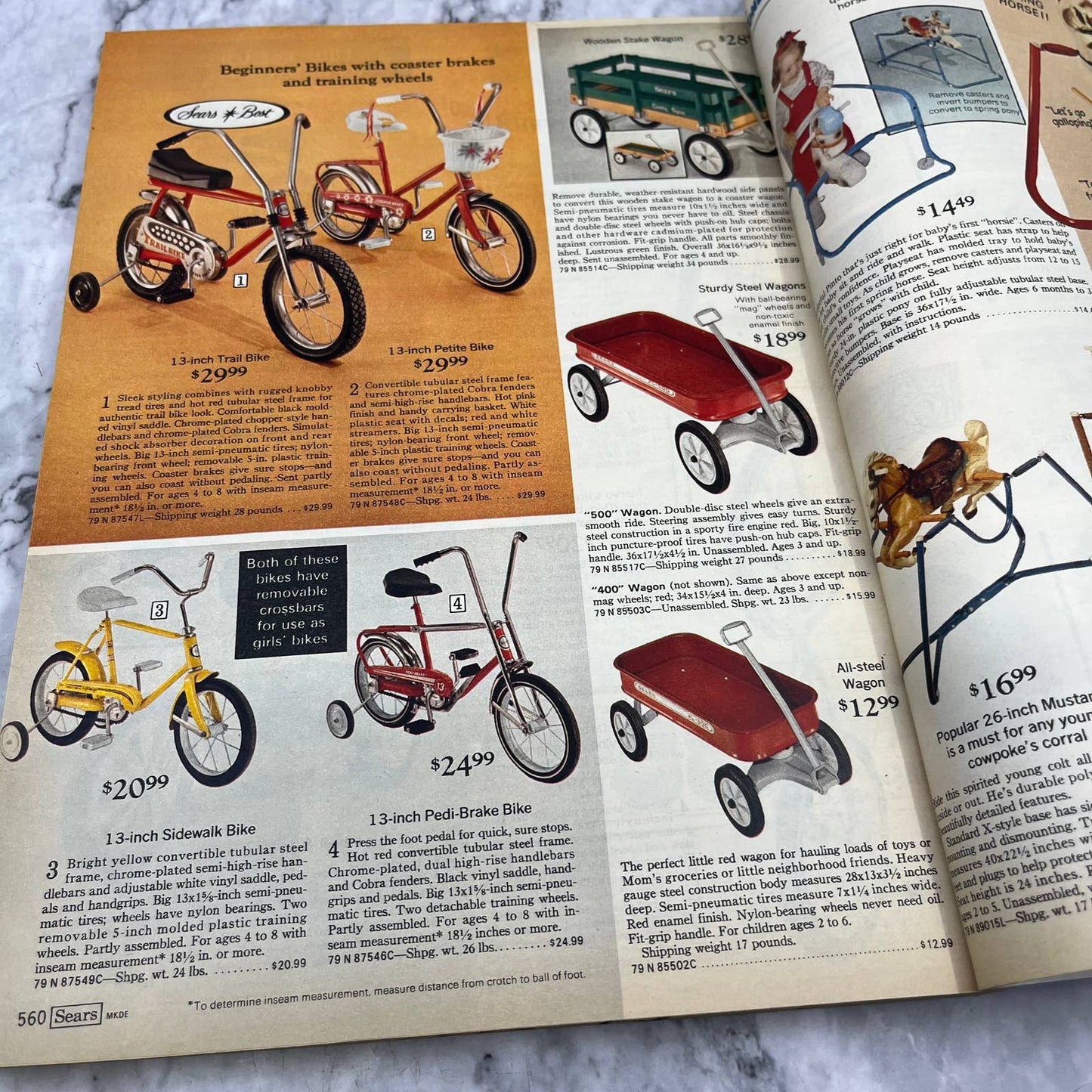 1974 Sears Wish Book Christmas Catalog Pooh Barbie GI Joe Batman Star Trek S3