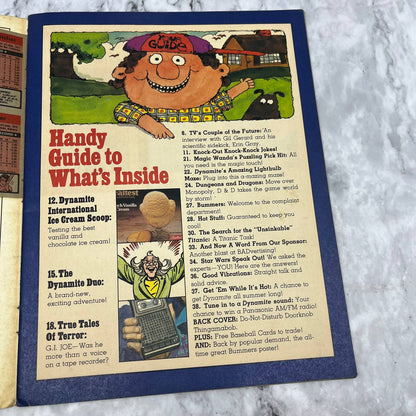 DYNAMITE MAGAZINE BUCK ROGERS WILMA 1981Topps Cards Star Wars Titanic D&D TJ4