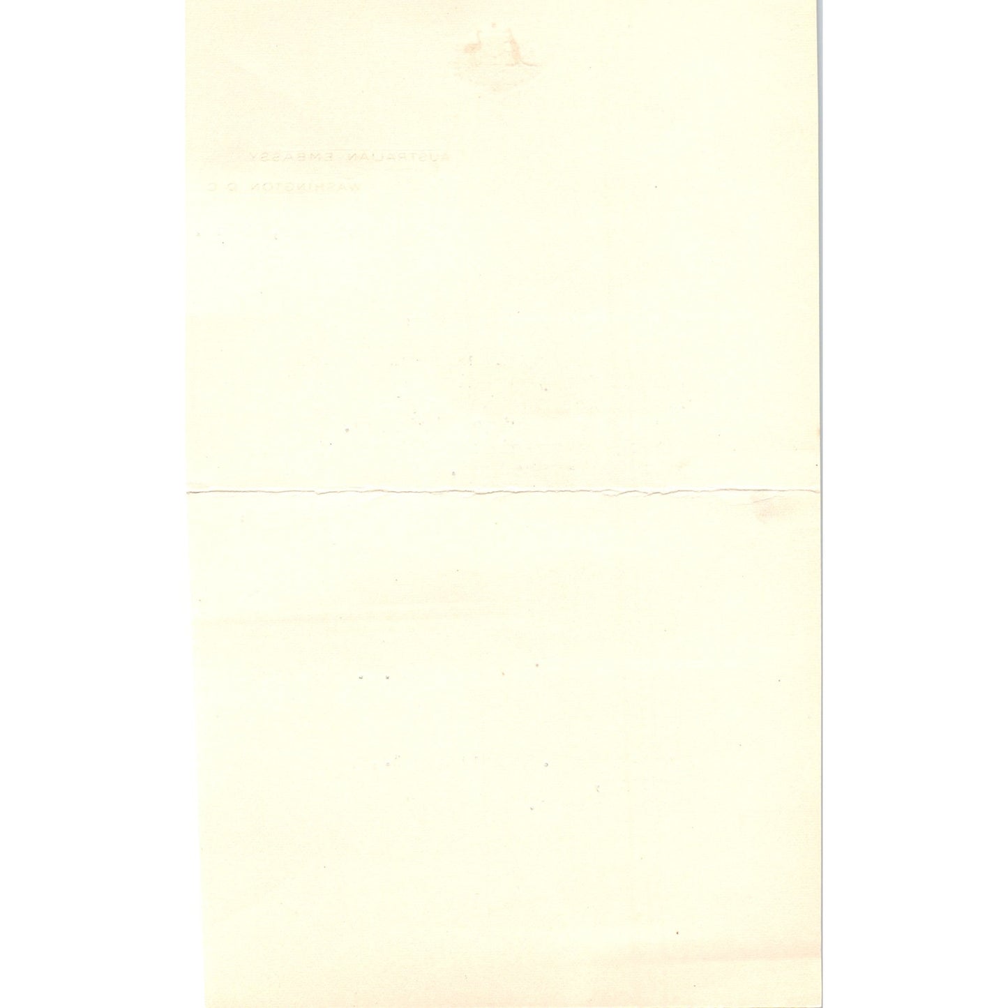 Australian Embassy Letterhead Memo J.K. Waller Dec 1967 B13